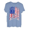 US-Flagge, patriotische Angelrute, coole Bekleidung T-Shirt
