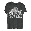 Hapfox Ich Muss Gar Nix Geschenke für Katzenliebhaber T-Shirt