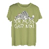 Hapfox Ich Muss Gar Nix Geschenke für Katzenliebhaber T-Shirt