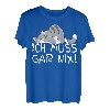Hapfox Ich Muss Gar Nix Geschenke für Katzenliebhaber T-Shirt