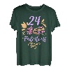 24 Und fabelhafte Party 4 Jahre alt Geburtstag Alter Vierundzwanzig T-Shirt