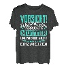 Vorsicht verrückte Mutter lustiger Spruch Mutter Mama T-Shirt