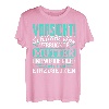 Vorsicht verrückte Mutter lustiger Spruch Mutter Mama T-Shirt