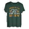 LKW-Fahrerin Hexen Besen Spruch Berufskraftfahrerin Trucker T-Shirt