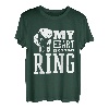 Boxing Mom Mein Herz ist auf diesem Ring T-Shirt