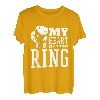 Boxing Mom Mein Herz ist auf diesem Ring T-Shirt