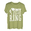 Boxing Mom Mein Herz ist auf diesem Ring T-Shirt