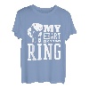 Boxing Mom Mein Herz ist auf diesem Ring T-Shirt