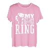 Boxing Mom Mein Herz ist auf diesem Ring T-Shirt