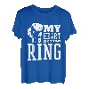 Boxing Mom Mein Herz ist auf diesem Ring T-Shirt