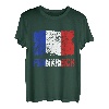Flagge Frankreich Fahne Franzosen Urlaub T-Shirt