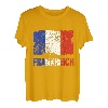 Flagge Frankreich Fahne Franzosen Urlaub T-Shirt