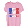 Flagge Frankreich Fahne Franzosen Urlaub T-Shirt