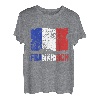 Flagge Frankreich Fahne Franzosen Urlaub T-Shirt
