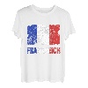 Flagge Frankreich Fahne Franzosen Urlaub T-Shirt