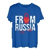 From Russia Matrjoschka Russland Russisch Geschenk T-Shirt
