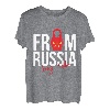 From Russia Matrjoschka Russland Russisch Geschenk T-Shirt
