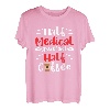 Halb Arzthelferin Halb Kaffee T-Shirt