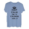 Keep Calm Handle It - Personalisierter Vorname lustiger Yasmin T-Shirt
