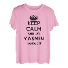 Keep Calm Handle It - Personalisierter Vorname lustiger Yasmin T-Shirt