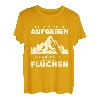 Ich Werde Nicht Aufgeben Aber Fluchen Wanderer Berge Spruch T-Shirt