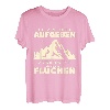Ich Werde Nicht Aufgeben Aber Fluchen Wanderer Berge Spruch T-Shirt