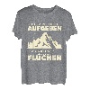 Ich Werde Nicht Aufgeben Aber Fluchen Wanderer Berge Spruch T-Shirt