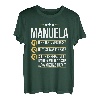 Manuela Vorname Geschenk-Idee Geburtstag Namensgeschenk T-Shirt