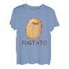 Süßes Mops-Kartoffelhemd | Lustiger Hund Kartoffel PUGTATO T-Shirt