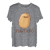 Süßes Mops-Kartoffelhemd | Lustiger Hund Kartoffel PUGTATO T-Shirt