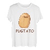 Süßes Mops-Kartoffelhemd | Lustiger Hund Kartoffel PUGTATO T-Shirt