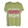 Meine Mutter ist Super Mom Familie Mutter T-Shirt