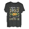 Frauen Muttertag 60 Geburtstag Sonnenblume Best of 1963 T-Shirt