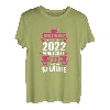 Damen Rentnerin 2022 Legende verlässt das Gelände Lustiges Rente T-Shirt