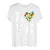 Autismus-Bewusstseins-Monat Liebe Inklusive Unterstützung Akzeptanz T-Shirt