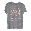 Januar Flower Made In 1973 50 Years Of Being Awesome T-Shirt