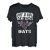 Just A Girl Who Loves Bats Lustiges Fledermaus Kostüm T-Shirt