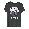 Just A Girl Who Loves Bats Lustiges Fledermaus Kostüm T-Shirt
