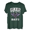 Just A Girl Who Loves Bats Lustiges Fledermaus Kostüm T-Shirt
