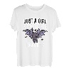 Just A Girl Who Loves Bats Lustiges Fledermaus Kostüm T-Shirt