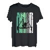 Mädchen Green Aerialist Distressed Amor Loves Inspirational T-Shirt