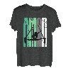 Mädchen Green Aerialist Distressed Amor Loves Inspirational T-Shirt