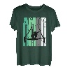 Mädchen Green Aerialist Distressed Amor Loves Inspirational T-Shirt