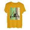 Mädchen Green Aerialist Distressed Amor Loves Inspirational T-Shirt