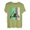 Mädchen Green Aerialist Distressed Amor Loves Inspirational T-Shirt