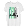 Mädchen Green Aerialist Distressed Amor Loves Inspirational T-Shirt