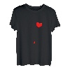 Damen mama herz werdende mutter eltern junge schwangerschaft T-Shirt