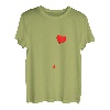 Damen mama herz werdende mutter eltern junge schwangerschaft T-Shirt