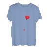 Damen mama herz werdende mutter eltern junge schwangerschaft T-Shirt