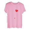 Damen mama herz werdende mutter eltern junge schwangerschaft T-Shirt